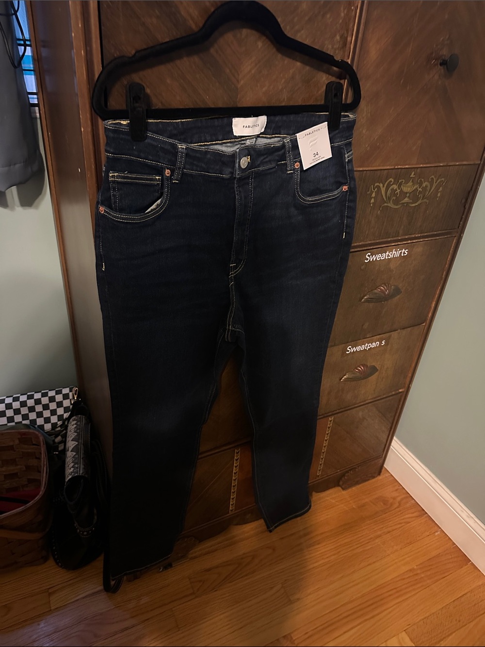 Fabletics Women's Dark Indigo Skinny Jeans